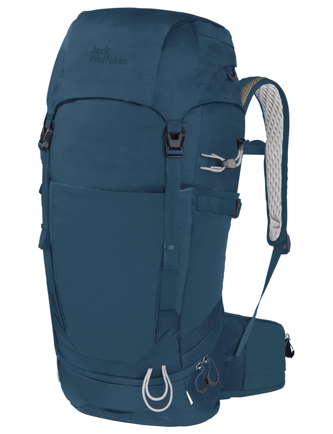 

Трекинговый рюкзак 34 л WOLFTRAIL 34 Многофункциональный морской [Jack Wolfskin] (Система AEROSHAPE) [2010141 / RECCO] 1274_темный