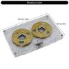 Double-sided Design Empty Tape Metal Cassette Blank Tape Can Record 45 Minutes Professional Blank Cassette Tape