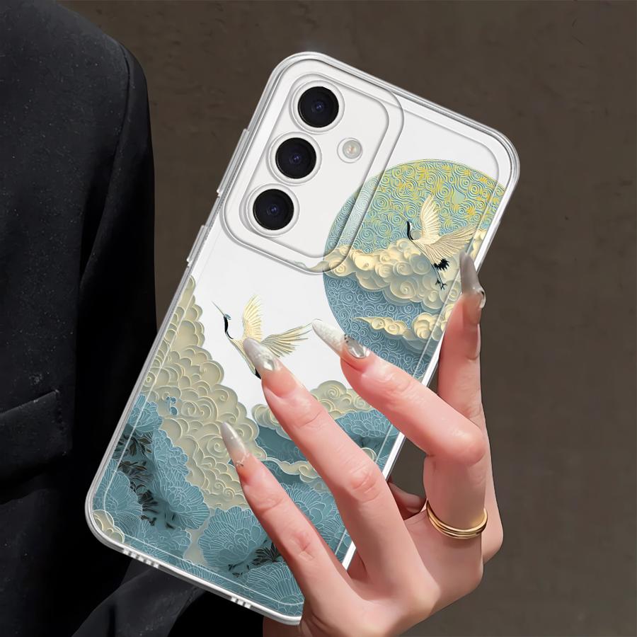 Phone Cover Case for Samsung Galaxy A57 A34 A35 A36 A37 A56 A26 A24 A52 A54 A15 A52 A17 A25 A51 A14 A16 A55 A31 A23 Mountain Art