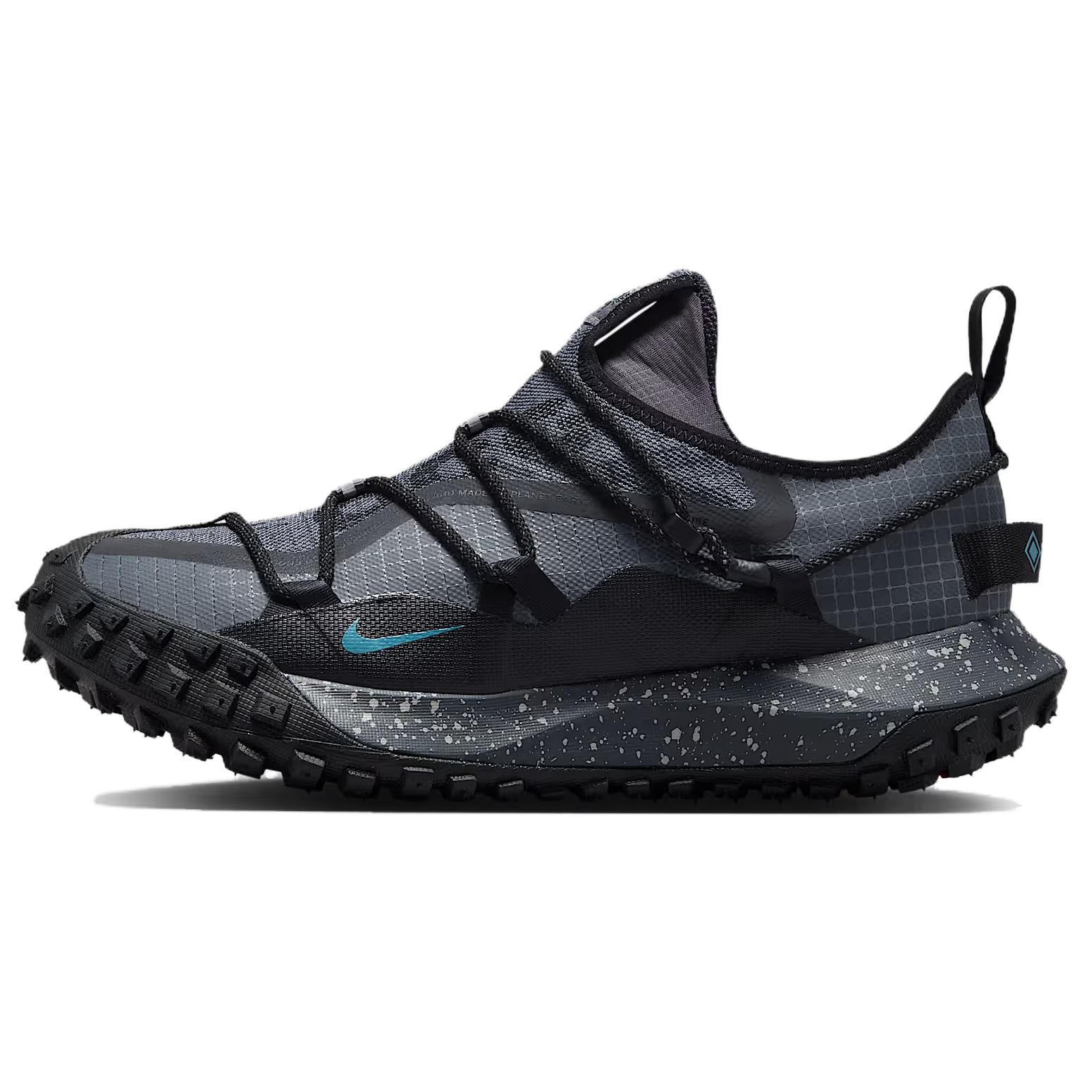

Кроссовки унисекс Nike ACG Mountain Fly Low GORE-TEX Черный Темно-серый Дымчато-синий Волчий серый Пикантно-красный IB7328-002 40