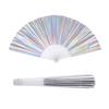 Holografische Vouwventilator Grote Iridescente Handventilator Draagbare Zomer Koelventilator Decoratie Dansoptreden Rekwisieten Feestaccessoires