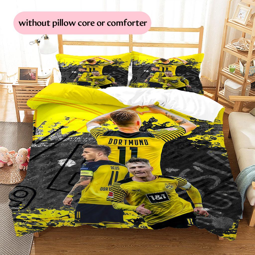 Biancheria da letto con motivo Marco Reus Decorazione per la casa Regalo di compleanno (1 * copripiumino + 2 * federa, senza nucleo),merchandising per fan.
