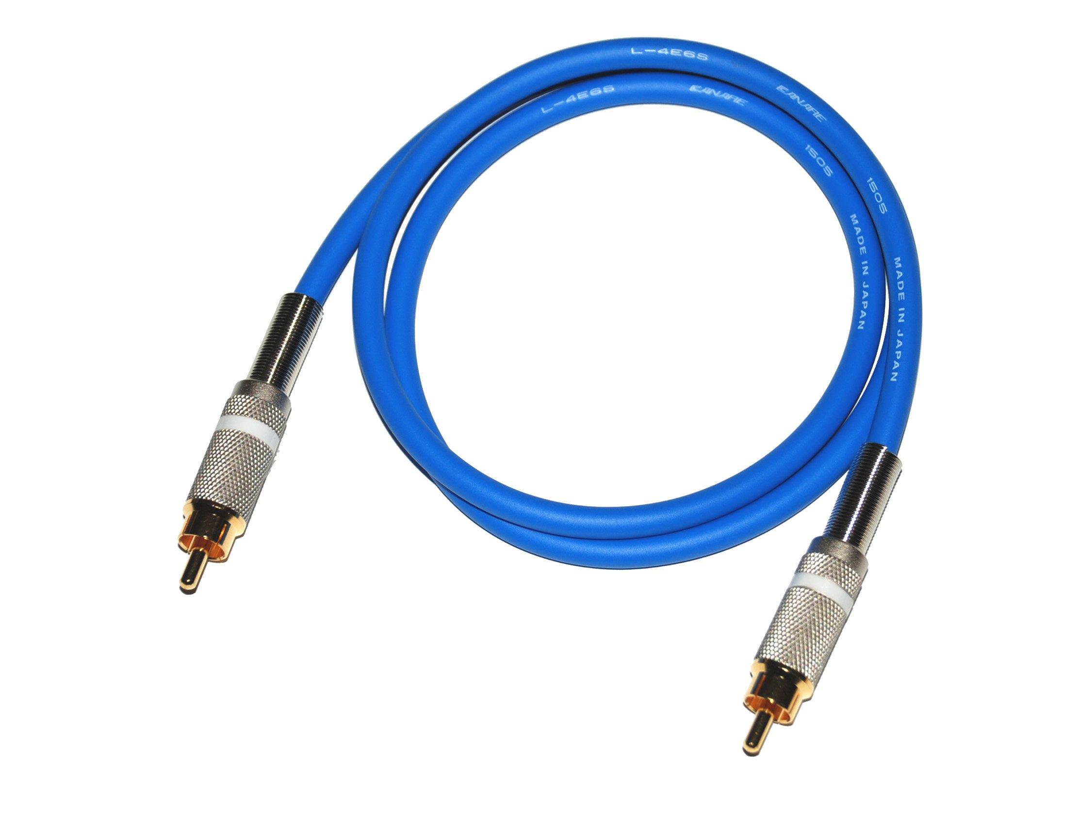 

Canare СИНИЙ кабель с RCA разъемом x 1 [CANARE L4E6S] 3.0 фута (92см) синий