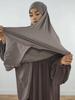 145*145cm Stor Storlek Jersey Modal Fyrkantig Sjal Stretchig Muslimsk Instant Hijab Lager Khimar Eid Islamiska Kvinnor Bön Huvudduk