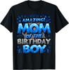Mom of the Birthday Boy Matching Family Mommy T-Shirt