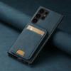 SUTENI H02 For Samsung Galaxy S23 Ultra Kickstand Case Card Slots Leather Back Cover