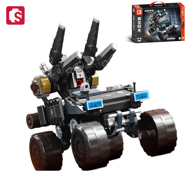 Non-Toxic Sembo Block The Wandering Earth Military Mecha Model Assembly Building Block Moc Robot Bricks Kids Toys For Children Christmas Gifts