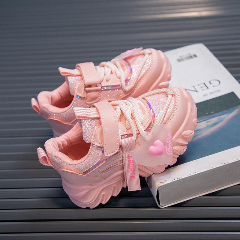 Scarpe Casual Traspiranti Quattro Stagioni Moda Bambini Scarpe Sportive da Corsa per Bambini Studenti Ragazze Sneakers da Ginnastica Comode di Tendenza