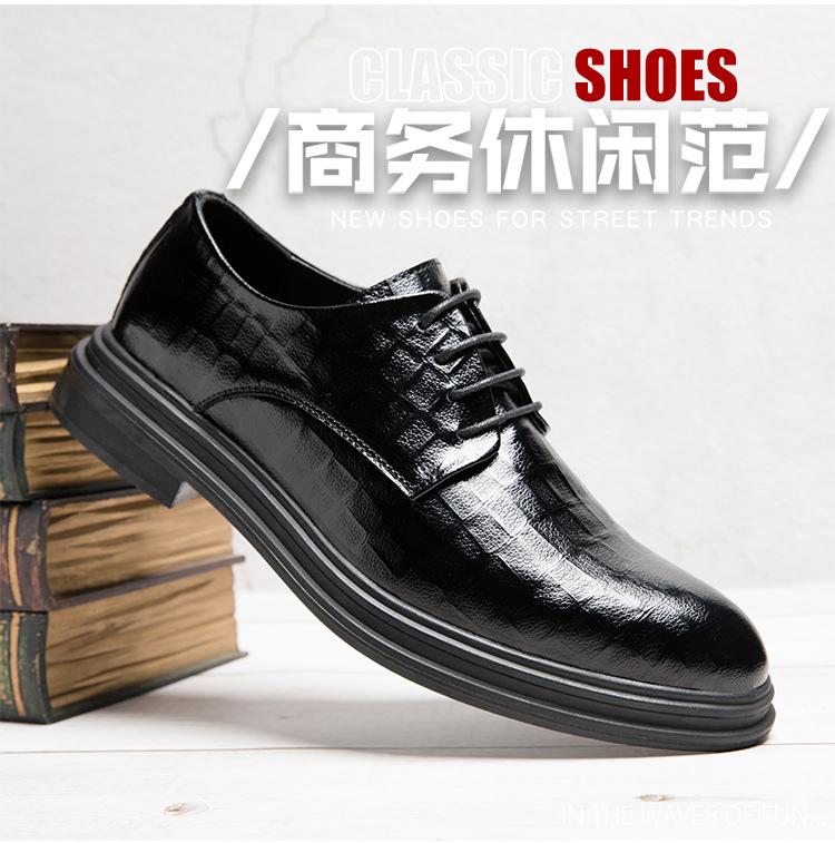 Fashion Business Dress Men Shoes 2024 New Classic Leather Men'S Suits Shoes Fashion Slip On Dress Shoes Men Oxfords