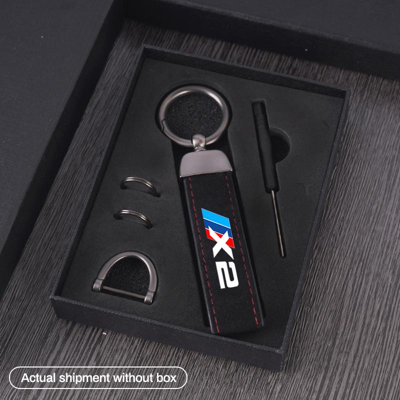 M Sport Styling Leather Car Emblem Keychain Accessories for Bmw M Performance G30 G32 3 4 5 7 M3 M4 M5 X1 X3 X5 X6 X4 X7 E61 E60 kycp51