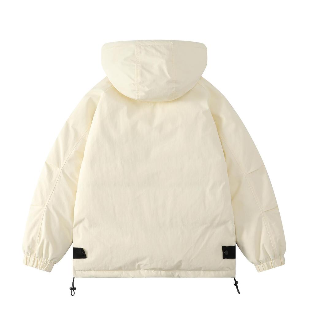 Japanese Style Windproof Hooded Down Jacket - Winter Casual Mountaineering Sportswear
