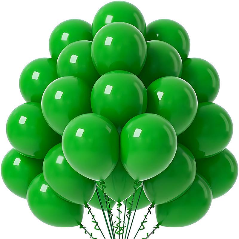 20-Pack 10-Inch Solid Color Balloons for Birthday, Wedding, or Event Decoration