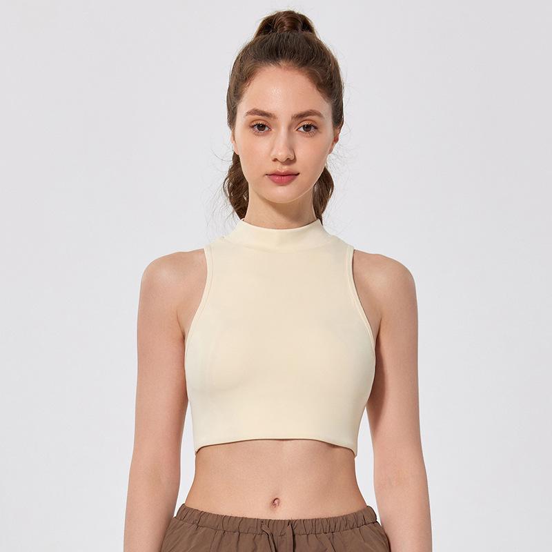 

Women s Cross-Border Hollow-Out Sports Bra - Sexy Open Back Top, Skin-Friendly, Quick-Dry, Sleeveless Yoga Wear Medium