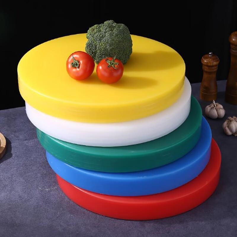 GangDun 45cm Round Double-Sided PE Chopping Board