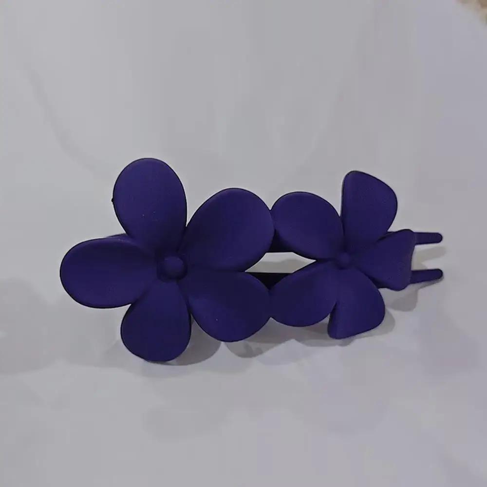 Frosted Flower Hair Clip Claws Matte Hair Claw Clips for Women Girls Thin Thick Curly Girls Kids Hair Accessories Barrettes