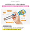 EDISON Pororo Stainless Steel Stage 2 Learning Chopsticks for Kids (Right Hand)