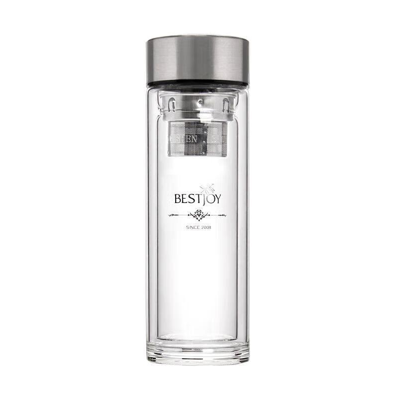 Fuguang Double-Layer Glass Tea Infuser Mug