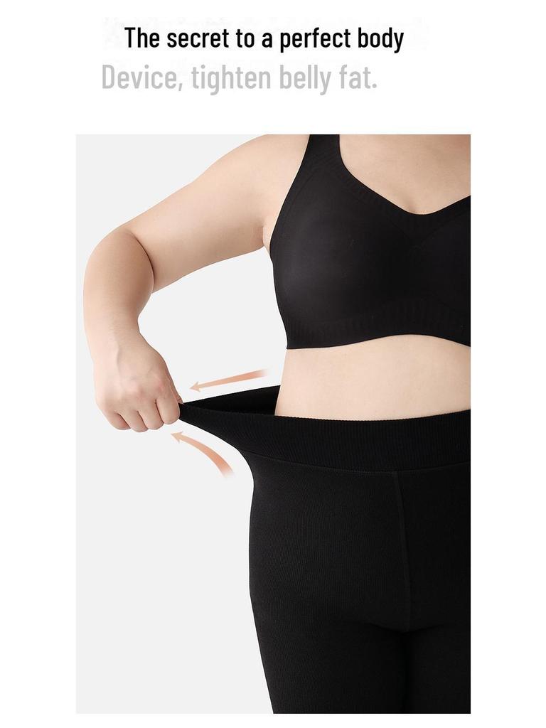 Velvet Leggings i plussstørrelse for kvinner: Tykk, varm og sklisikker for høst/vinter