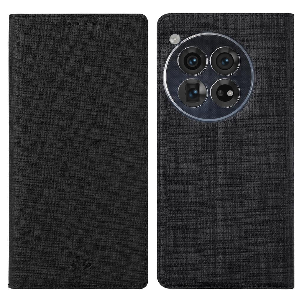 VILI DMX Series For OnePlus 12 5G Case with Card Holder Slot Leather Stand Phone Cover