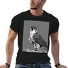 Peregrine Falcon In Nankin Ink TShirt Fashion Print Casual Short Sleeve