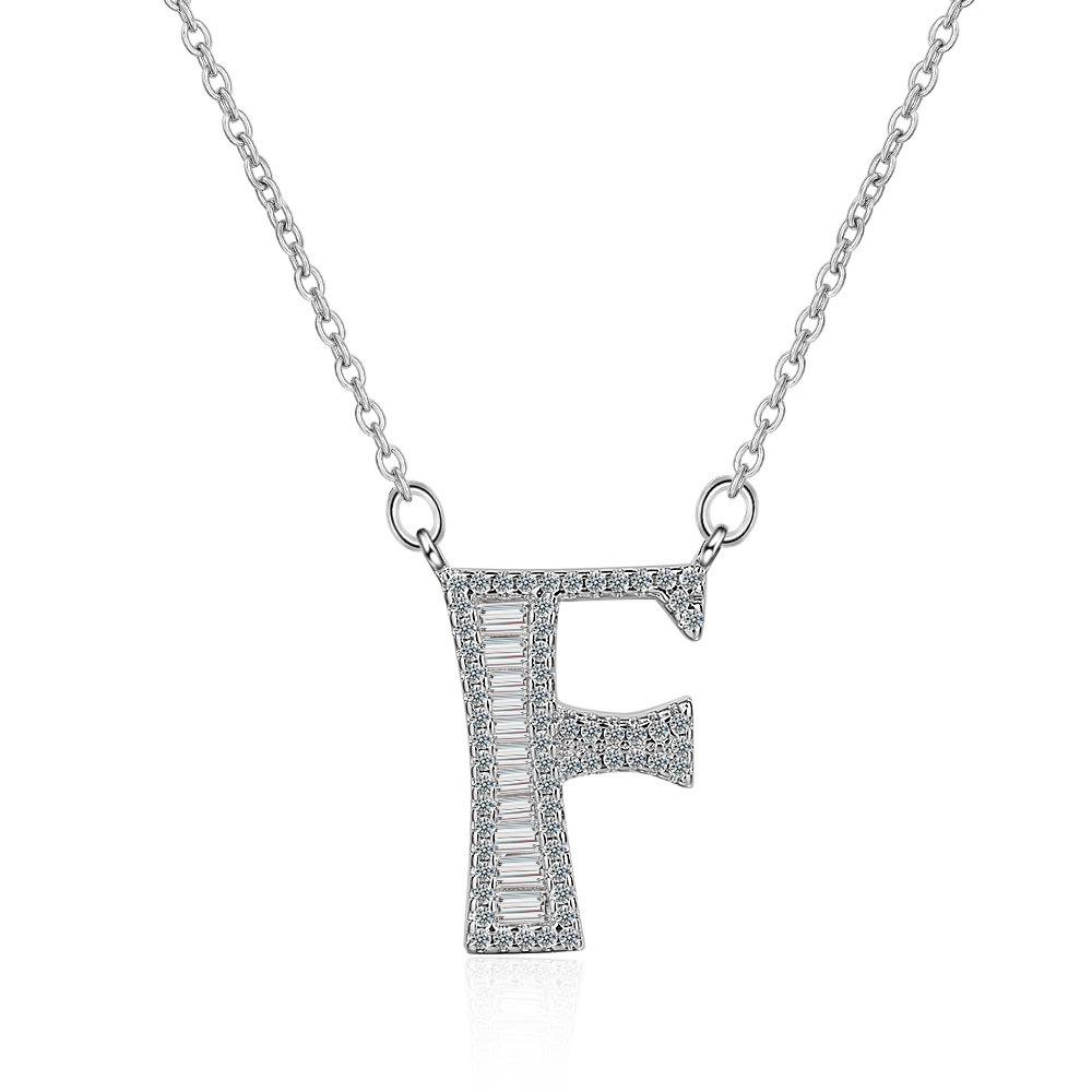 26 Letters of The Alphabet Necklace Female Romantic Travel with The Same Short Section of The Collarbone Chain Valentine's Day Gifts Necklace