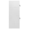 Saddle Cabinet Light Grey 53x53x140 Cm Steel