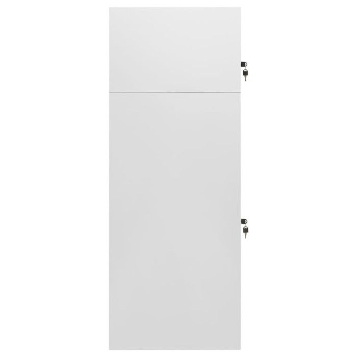 Saddle Cabinet Light Grey 53x53x140 Cm Steel