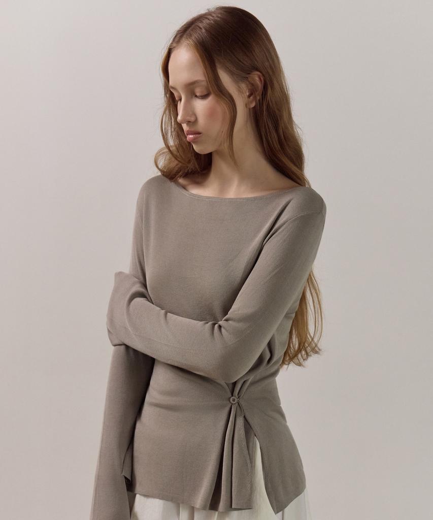 ELLIOTI Twist Closure Knit Ts_3Color