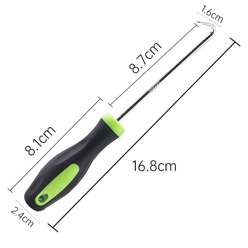 1Pc Heavy-Duty U-Shaped Metal Hook, Lawn Loosening Tool, Perfect For Weeding And Soil Removal, Sturdy Construction