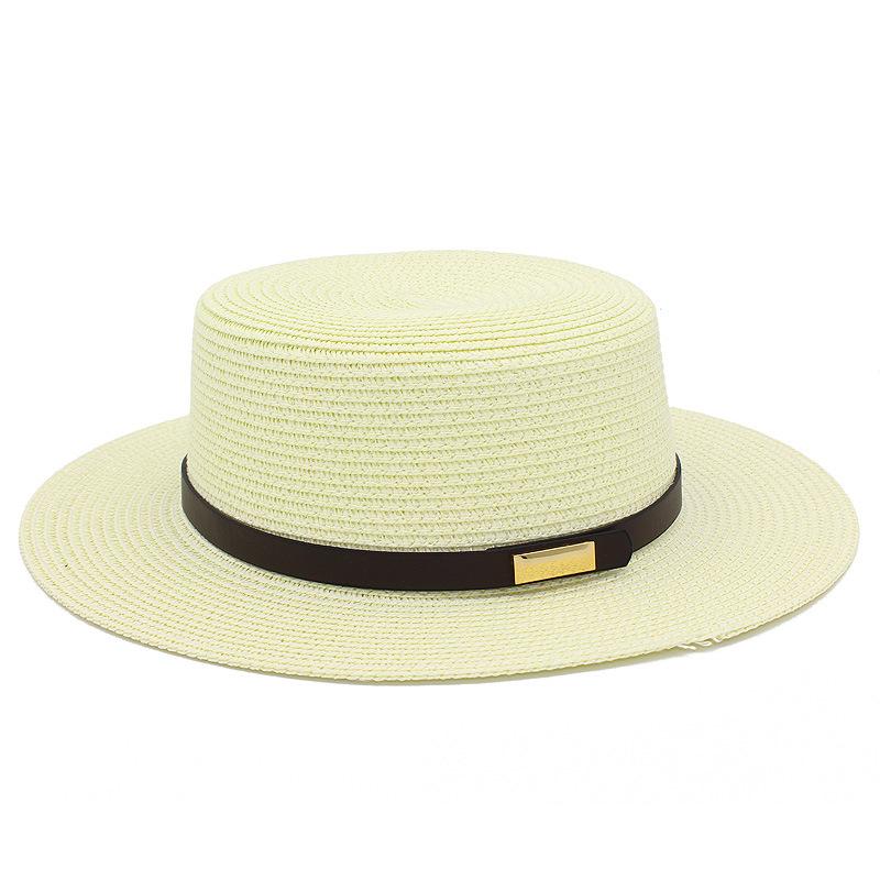 Hot-selling Women's Dome Fashion Top Hat Simple Vacation Beach Sun Protection Hat Versatile Sun Hat Straw Hat