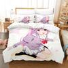 3D Print Anime Bed Sheet Set Anime Engage Kiss Bedding Set Single Twin Full Queen King Size Bed Set Teenager Bedroom