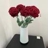 Crochet Rose Bouquet: TV Cabinet & Living Room Faux Floral Decor
