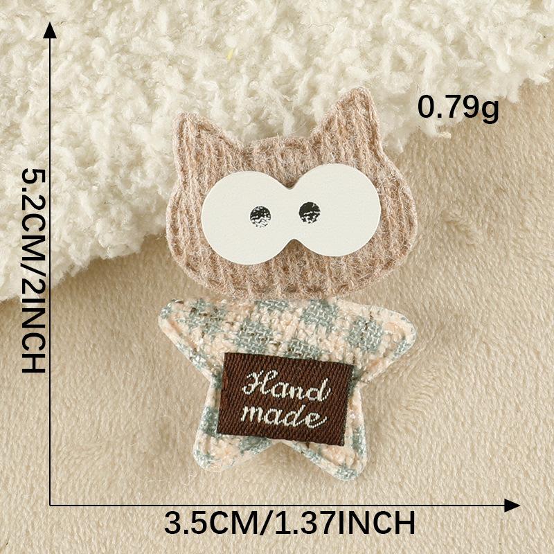 Original Accessories, Hair Accessories, Hairpins, Plush Three-Dimensional Bows, Bear Children'S Clothing, Accessories, Embroidered Cloth Labels