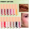 Julystar 20 Color Fruit Lip Gloss Pearlescent Dudu Lip Moisturizing and Moisturizing Mirror Water Light Temperature Changing Lip Oil