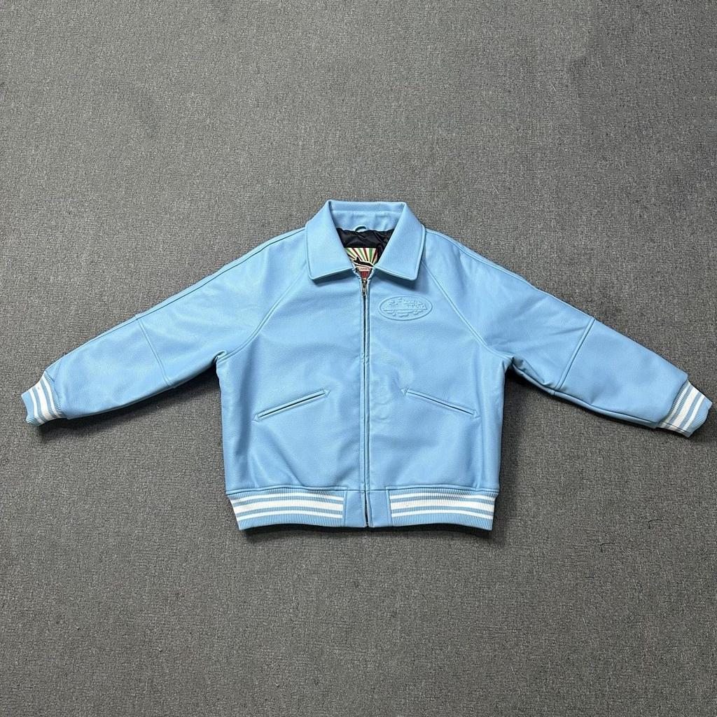 Bavlněná bunda podšitá PU kůží Unisex ležérní bunda na zip