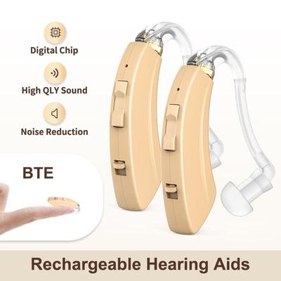 Rechargeable Hearing Aids Digital Hearing Aid For Deafness Elderly Intelligent Noise Reduction Severe Hearing Loss Sound Amplifier