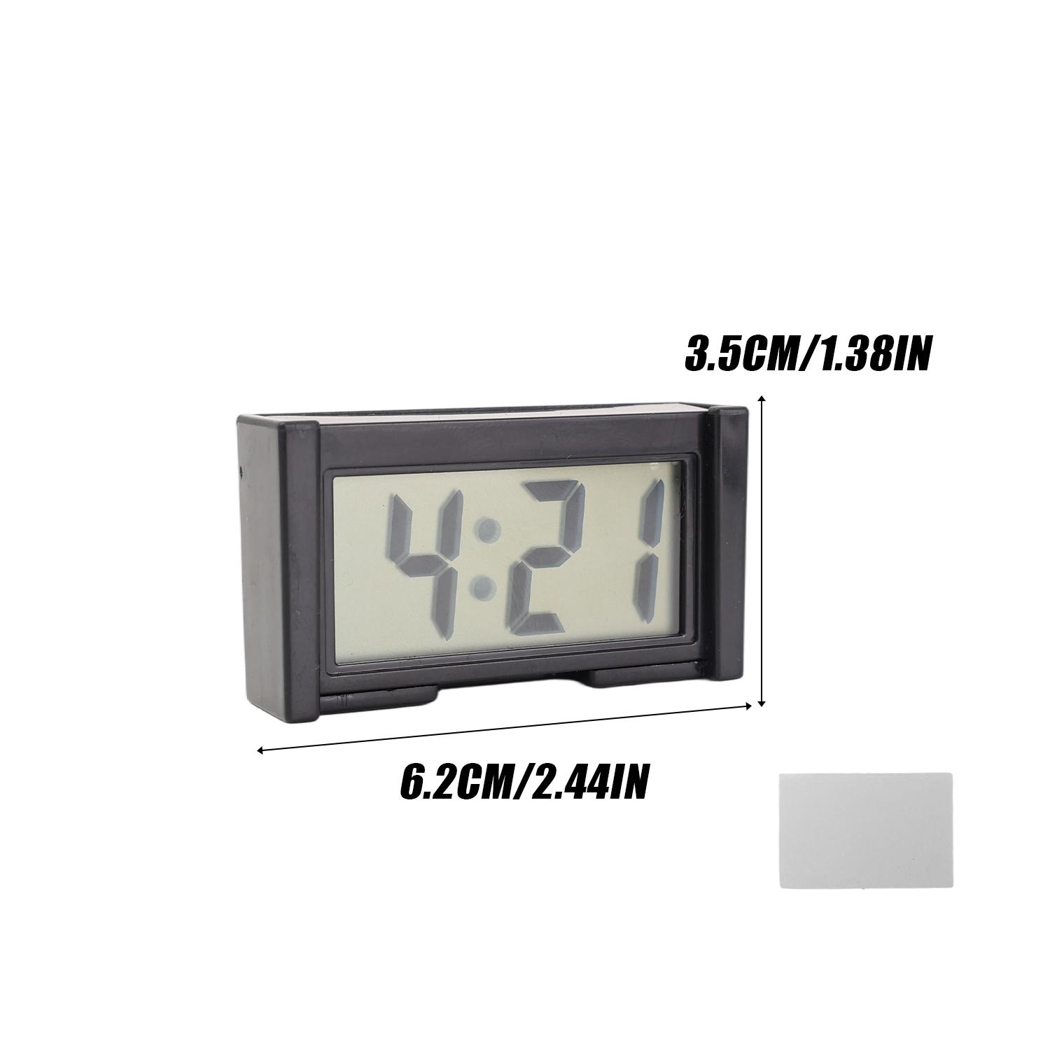 

Mini Digital Clock Large Screen Car Dashboard Electronic Clocks Self-adhesive Mini Clocks Car Clock for Truck Dashboard