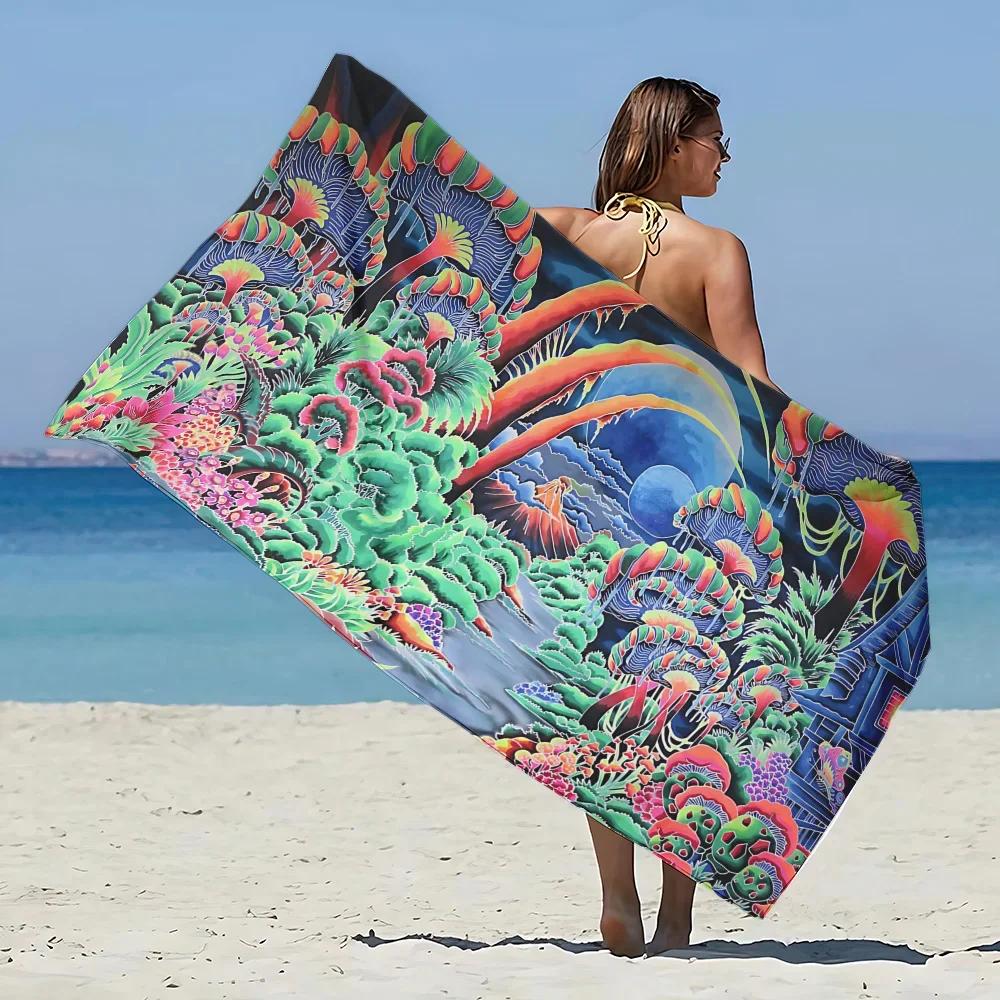Strandtuch mit Galaxie-Print - Weiches, saugfähiges Handtuch für Weltraumliebhaber, lebendiges und einzigartiges Design für den täglichen Gebrauch und Komfort