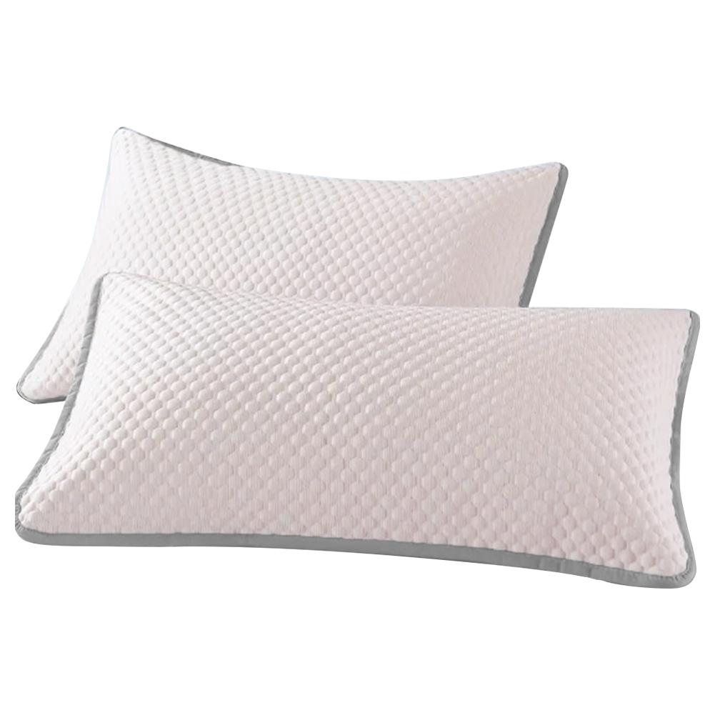 

2PCS Ice Bean Bean Pillowcase Washable Cooling Pillow Case Breathable Summer Pillow Cover for Women Men