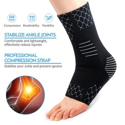 1Pcs Ankle Support Brace for Running Soccer Sports Helps Sprains Tendonitis Compression Sleeve