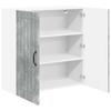 Wall Cabinet LUCCA Concrete Grey 80 X 31 X 80 Cm Particleboard