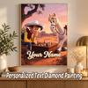 Lucky Luke Custom Name Text 5D Diamond Painting Kit DIY Full Drill Diamond Art Decoration