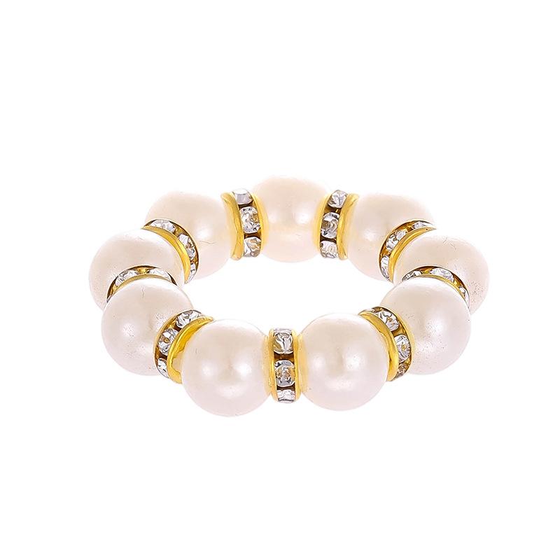 Pearl Rhinestone Napkin Ring for Weddings and Banquets: Elegant Table Decoration