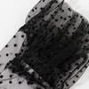 Ultra Thin Tulle Polka Dot Gloves Transparent Full Finger Lace Mesh Gloves Breathable Wedding Party Mittens Dancing Party