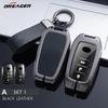 Car Key Case for S1 Sienna Camry Coralla Rav4 Highland Crown Hilux Yaris Land Cruiser Prado Chr 2 3 Button Alloy Leather Fob JH0
