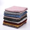 New men's velvet cold-proof neck cover, thickened warm scarf in autumn and winter, solid color versatile knitted scarf for women