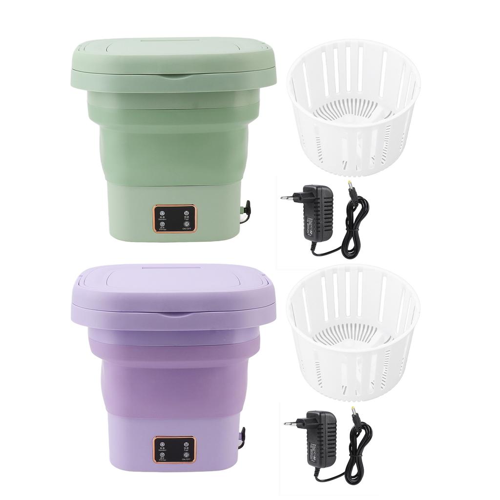 9L Portable Washing Machine Foldable Small Laundry Machine Automatic Baby Underwear Washing Machine