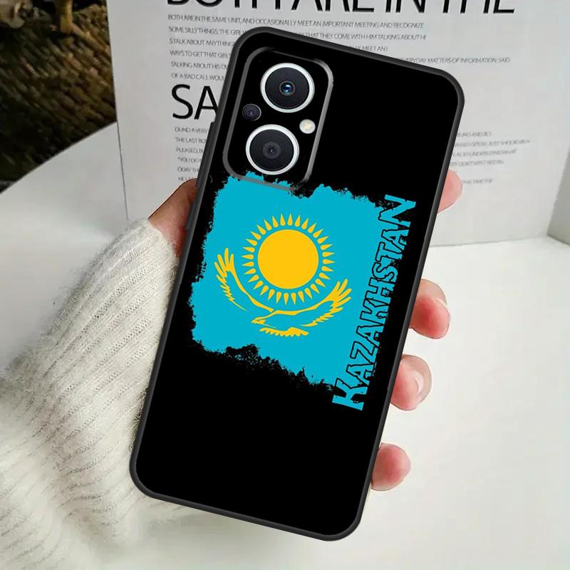 

Чехол для телефона с флагом Казахстана для OPPO Reno 8T 14F 13 F 12 11 10 14 Pro 7 8 Lite OPPO Find X8 X6 X5 X9 Pro OPPO Reno11