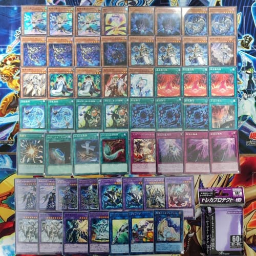 [Deck Sale] Casual Summoned Shaddoll Deck with Sleeves: Nekro Wing Wendy, Shaddoll Lizard, Shadow Priestess Aerial, Guiding Saint Ecclesia, Summoned C
