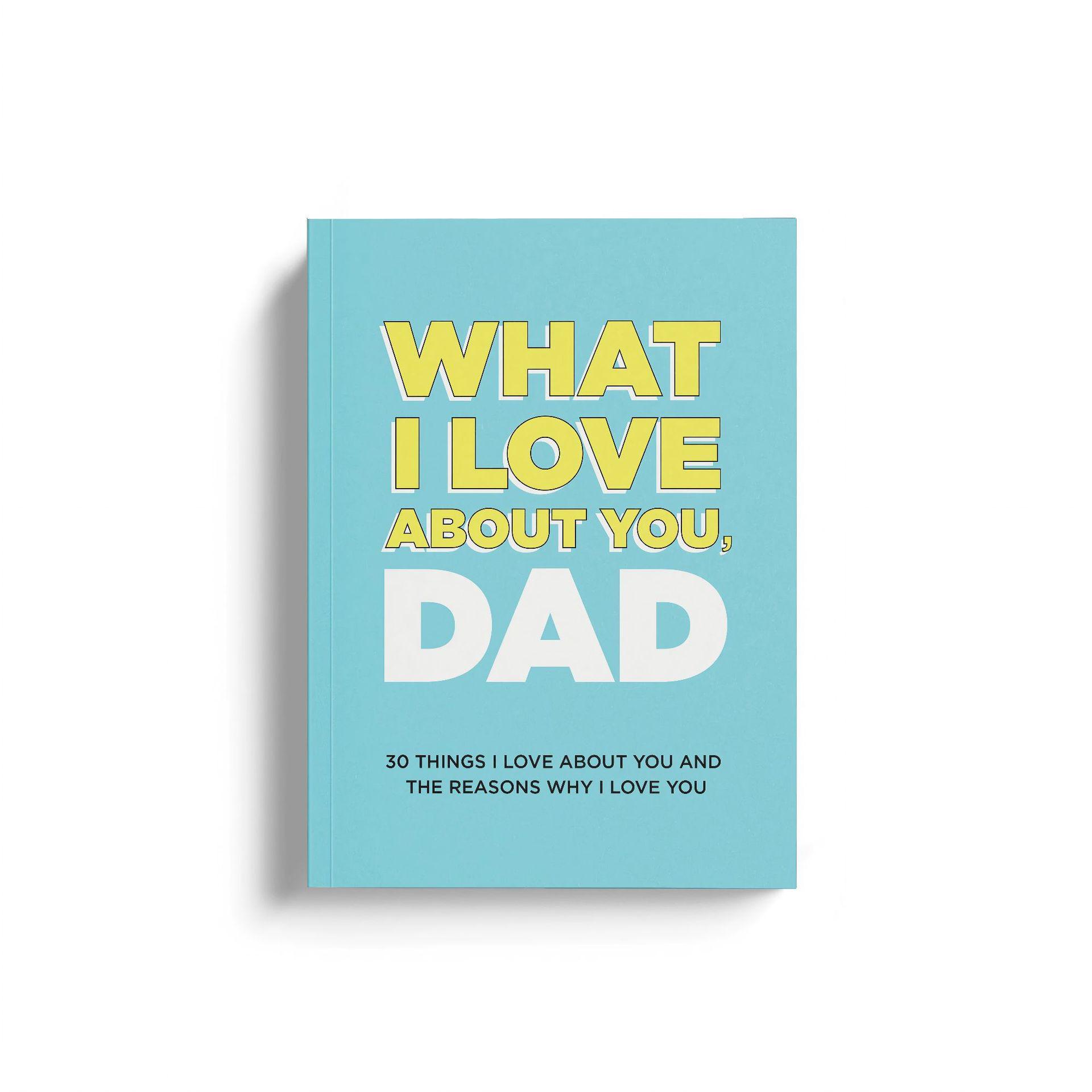 Father s Day Gift:  What I Love About You  Keepsake for Dad, Mom, Son, Daughter 21*14cm